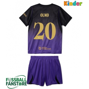Barcelona Dani Olmo #20 Replik Auswärtstrikot Kinder 2026-27 Kurzarm (+ Kurze Hosen)